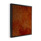 Warm orange cooper red Framed Canvas Print Gallery Image 2