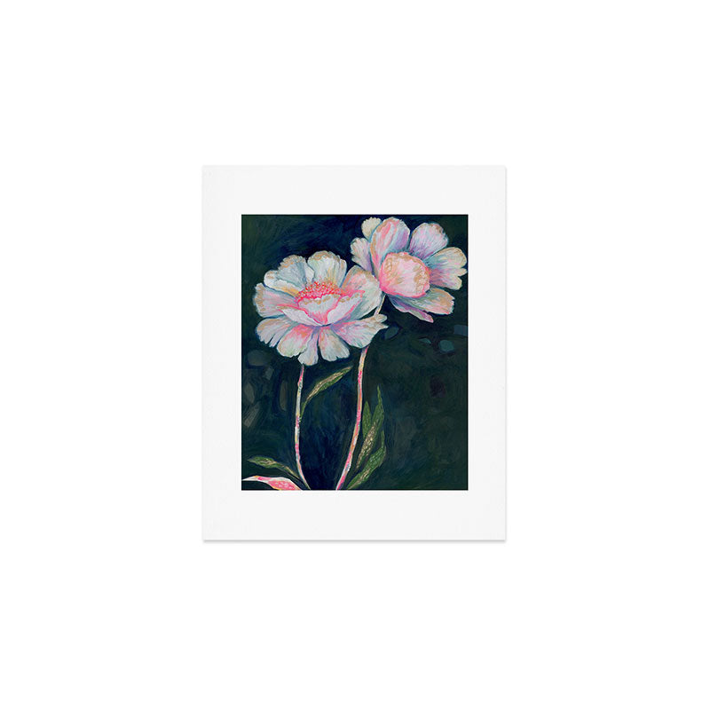 Flowers In The Dark Art Print Gallery Image 1