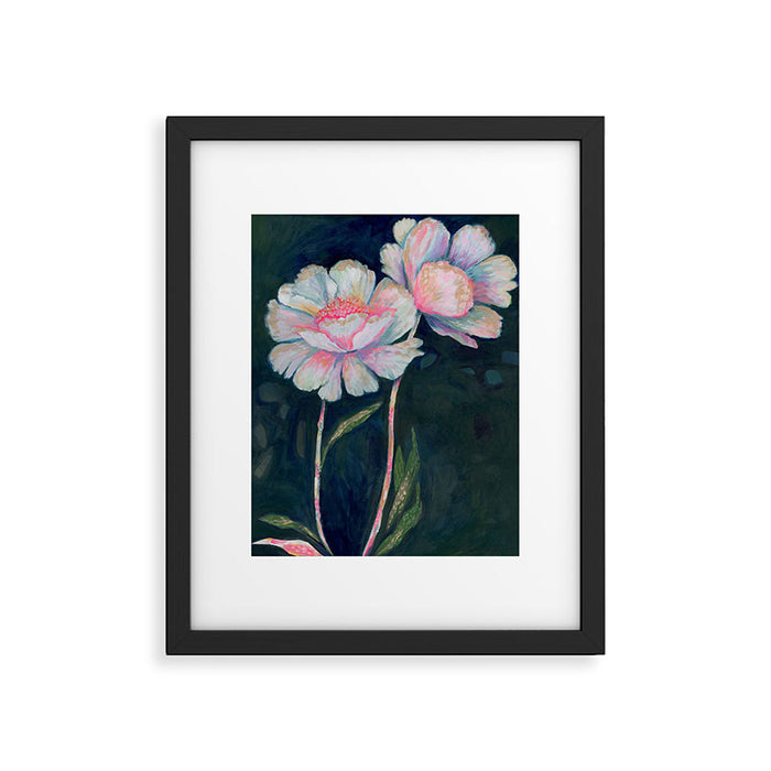Flowers In The Dark Framed Art Print Gallery Image 1