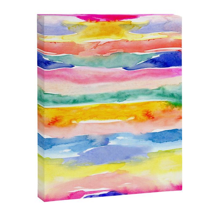 Swooshy Stripes Canvas Print Gallery Image 1