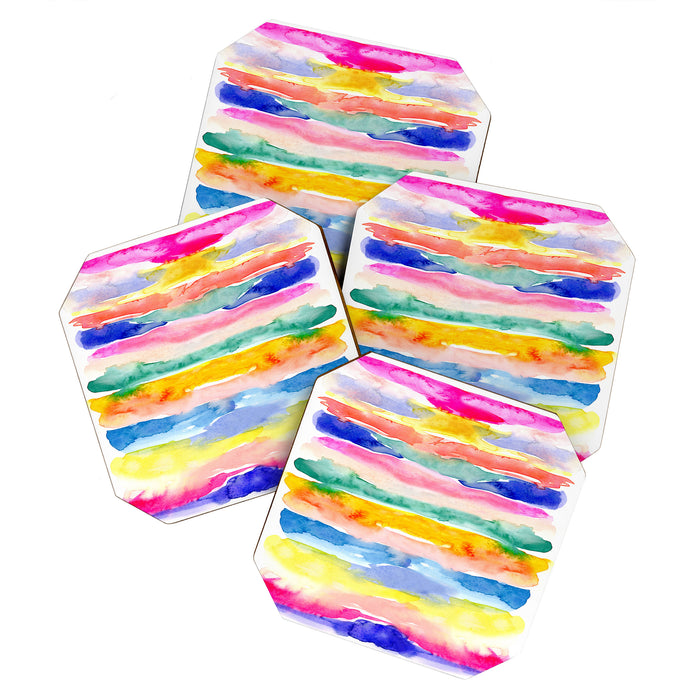 Swooshy Stripes Coaster Gallery Image 1