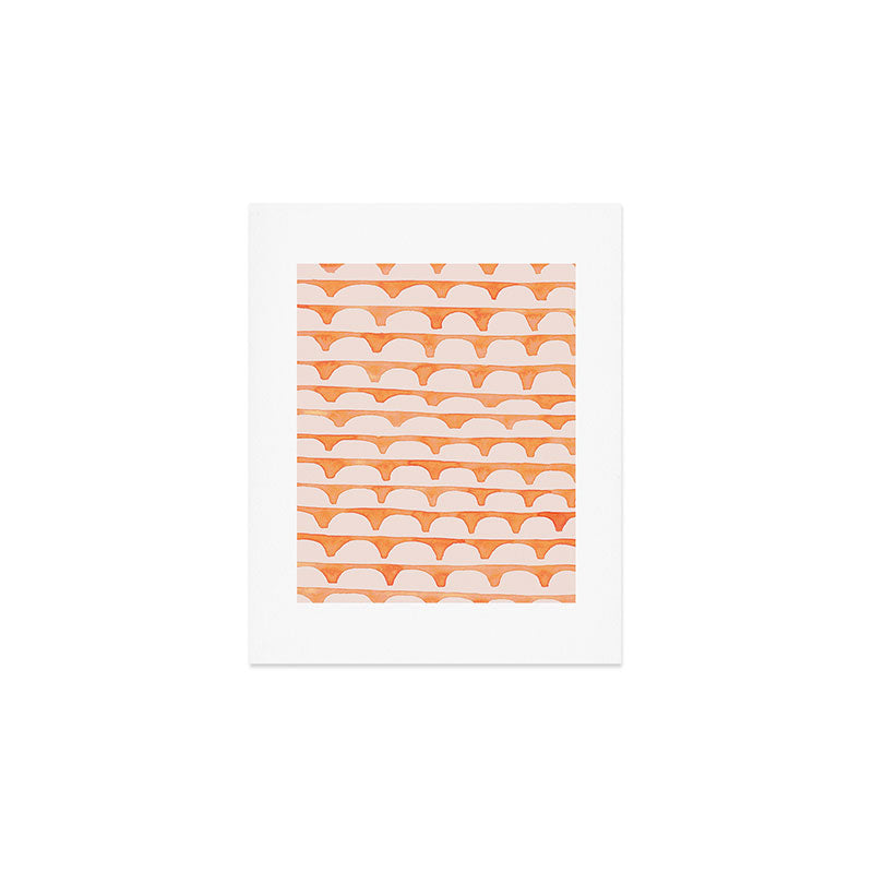 Scoop in peach Art Print Gallery Image 1