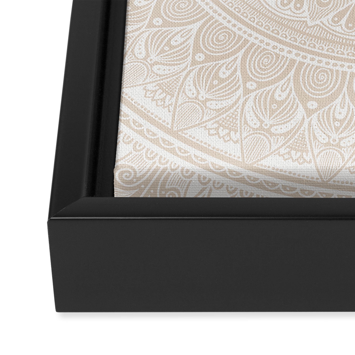 Bloom- Pebble  Framed Canvas Print Gallery Image 3