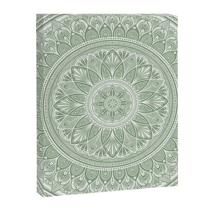 Bloom- Sage Green Canvas Print Gallery Image 1