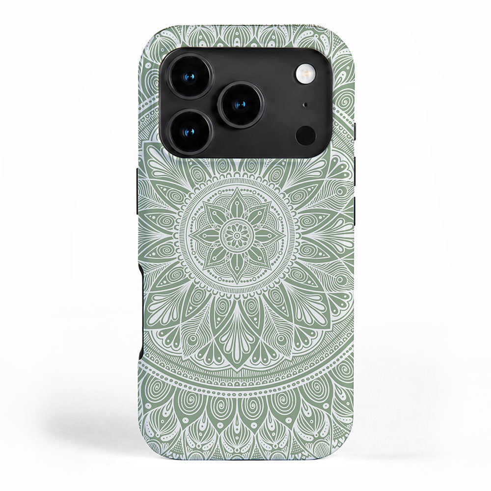 Bloom- Sage Green iPhone Case Gallery Image 1