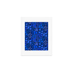 Wildflower Field- Cobalt Blue Art Print Gallery Image 1