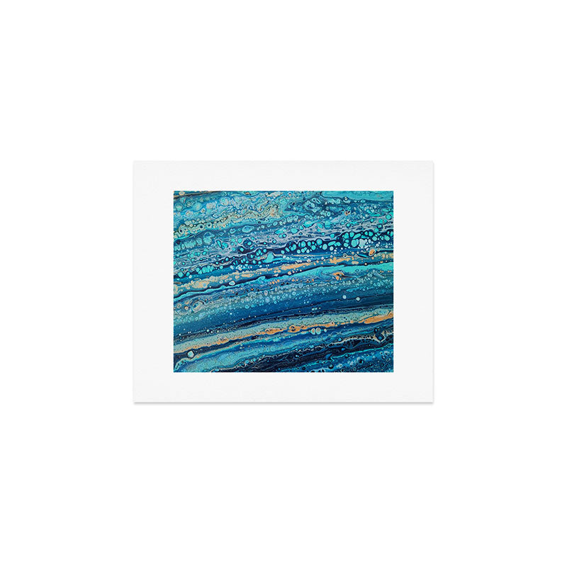 Blue Bubbles Art Print Gallery Image 1