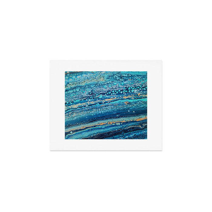 Blue Bubbles Art Print Gallery Image 1