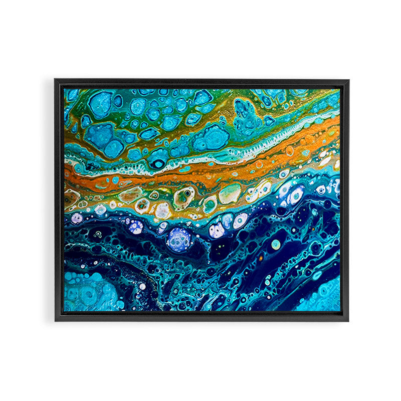 Multi Eruption Framed Canvas Print Gallery Image 6