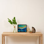 Multi Eruption Framed Canvas Print Gallery Image 4