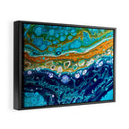 Multi Eruption Framed Canvas Print Gallery Image 2