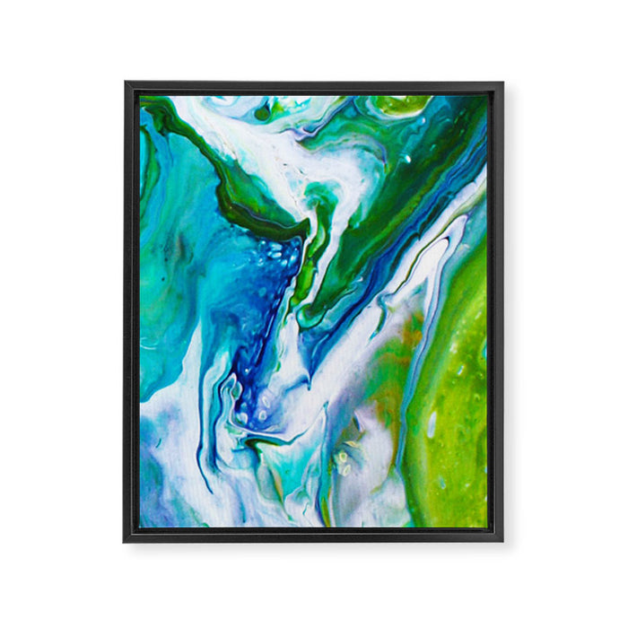 Off Shore Dance Framed Canvas Print Gallery Image 1
