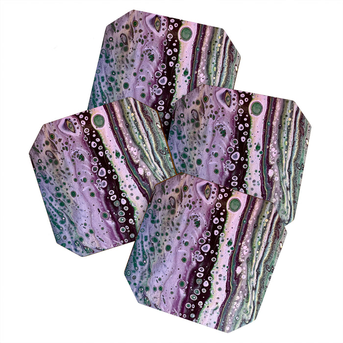 Pinky Bubbles Coaster Gallery Image 1