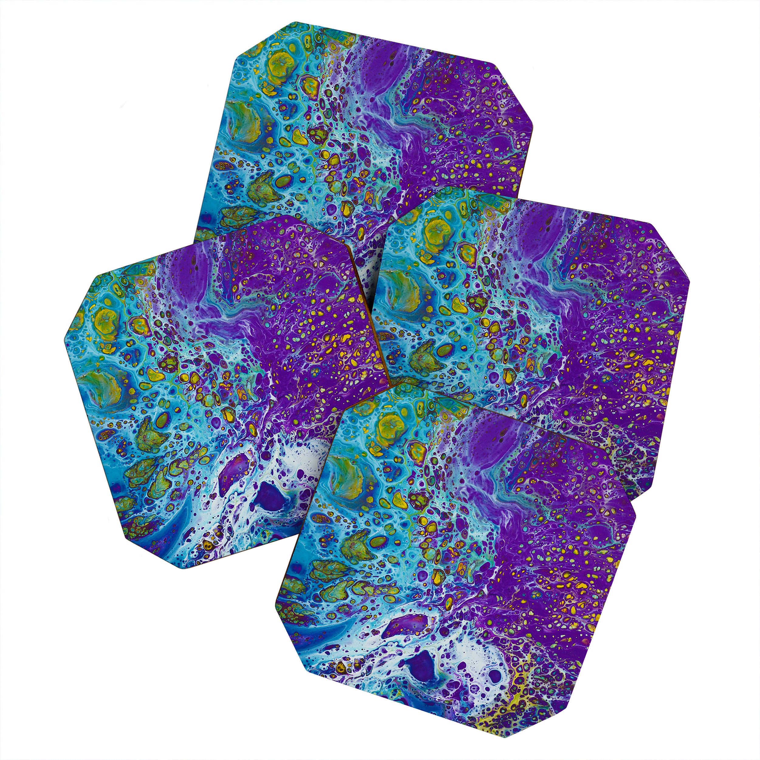 Purple Burn Coaster Gallery Image 1