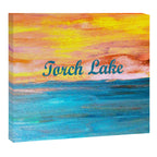 Torch Lake Sunset Dream II Canvas Print Gallery Image 8