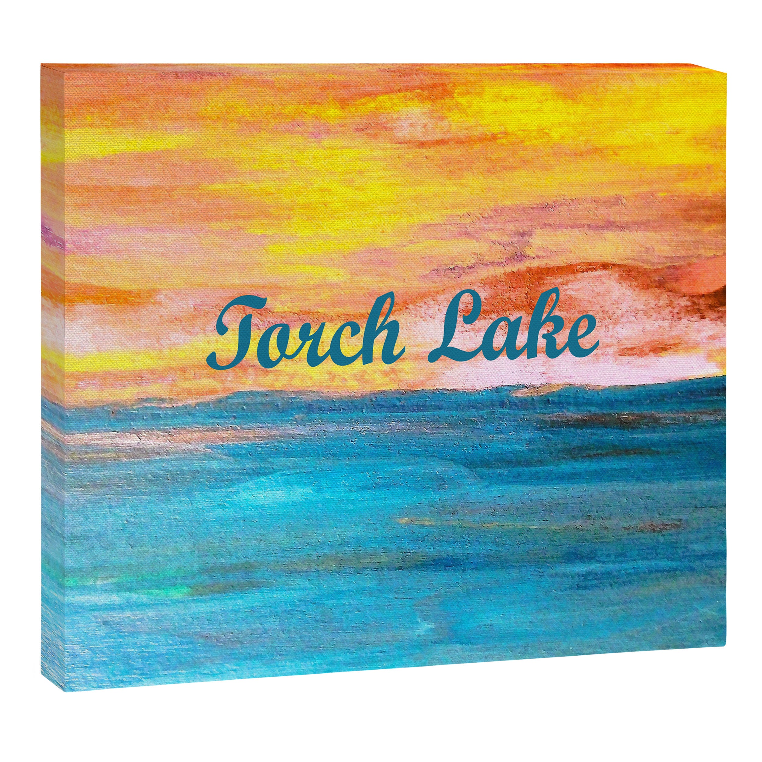 Torch Lake Sunset Dream II Canvas Print Gallery Image 8