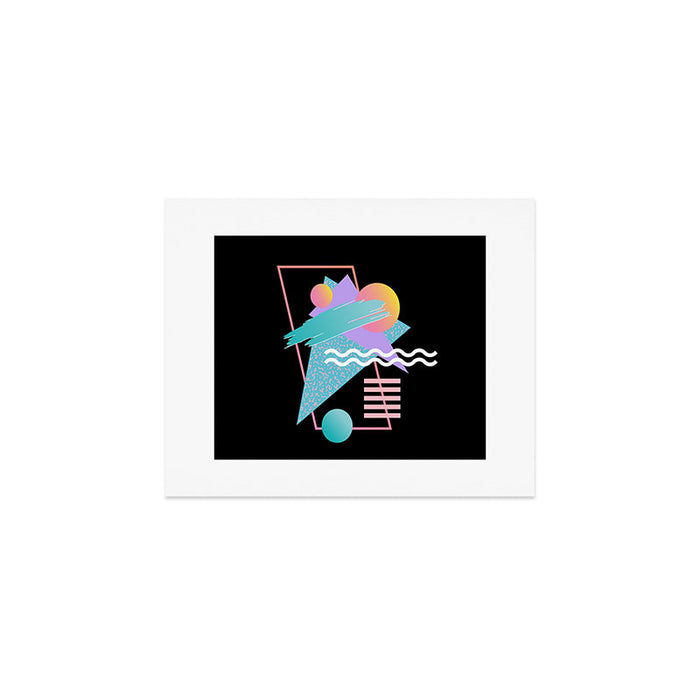 80s Retrowave Design - Memphis Pattern 135 Art Print Gallery Image 1