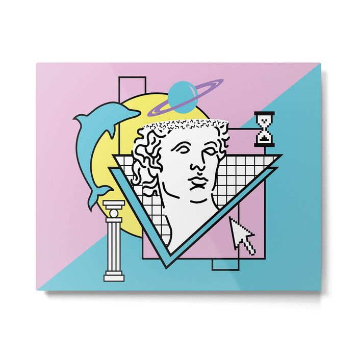 Apollo - Vaporwave - 80s Metal Print Gallery Image 1