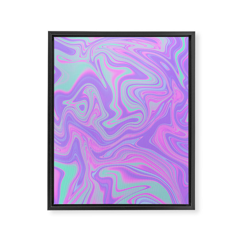 Back to the 90s Framed Canvas Print Gallery Image 6