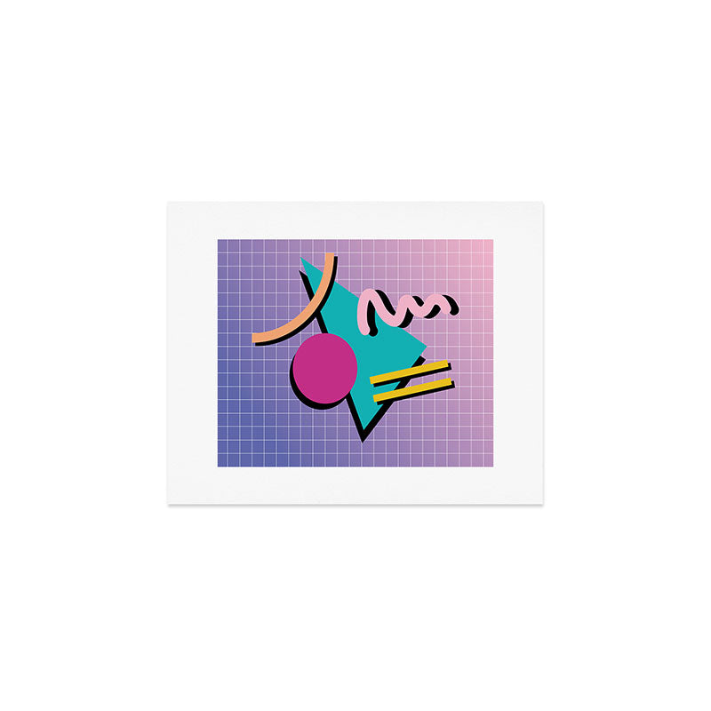 Memphis Pattern 10 - 90s - Retro Art Print Gallery Image 1