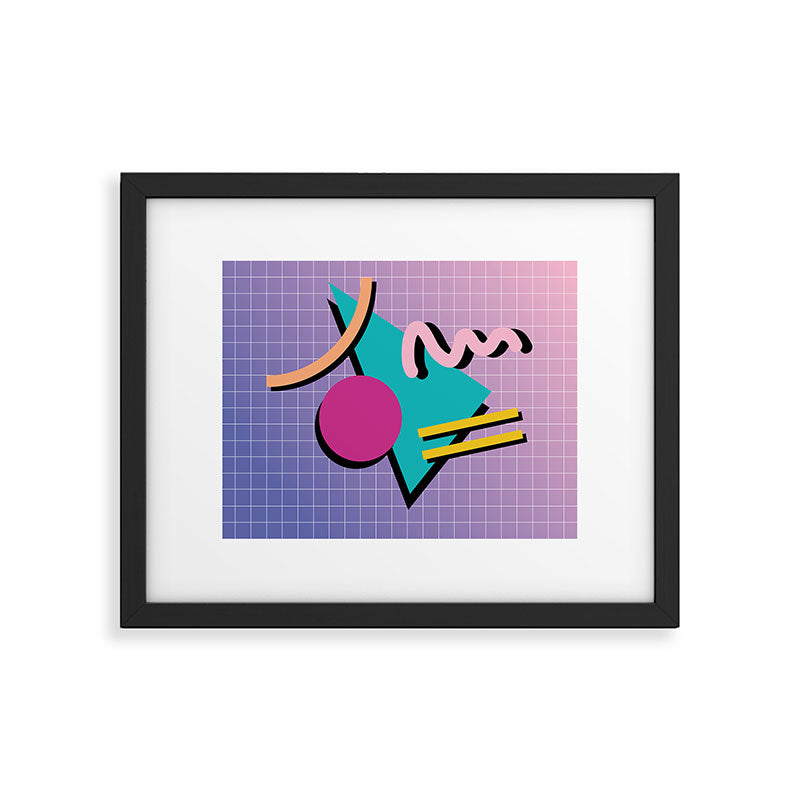 Memphis Pattern 10 - 90s - Retro Framed Art Print Gallery Image 5
