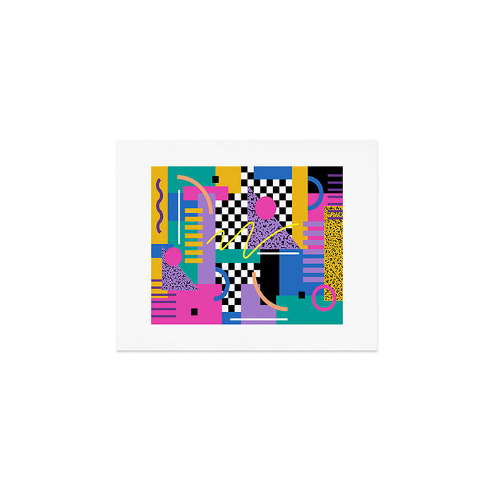 Memphis pattern 101 - 80s / 90s Retro Art Print Gallery Image 1