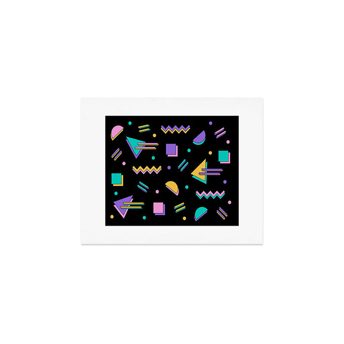 Memphis pattern 105 - 80s / 90s Retro Art Print Gallery Image 1
