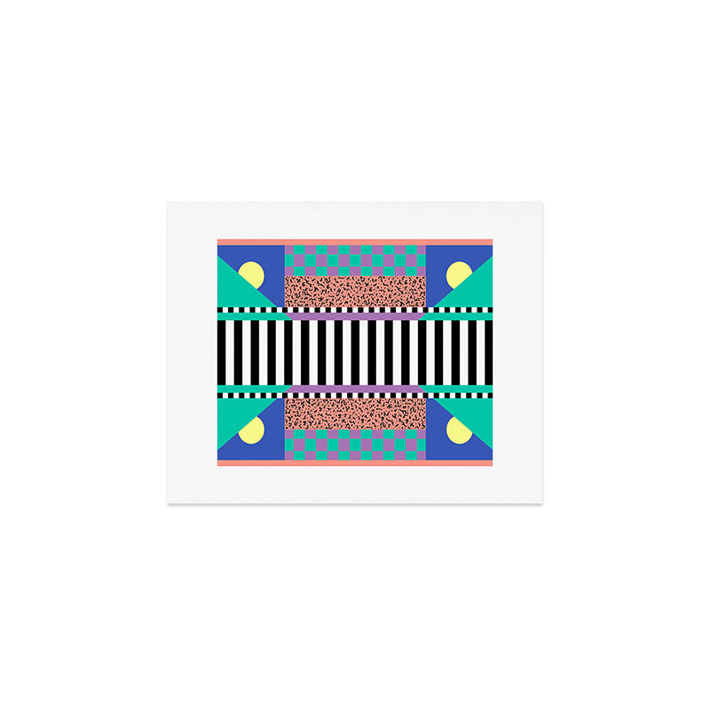 Memphis pattern 108 - 80s / 90s Retro Art Print Gallery Image 1