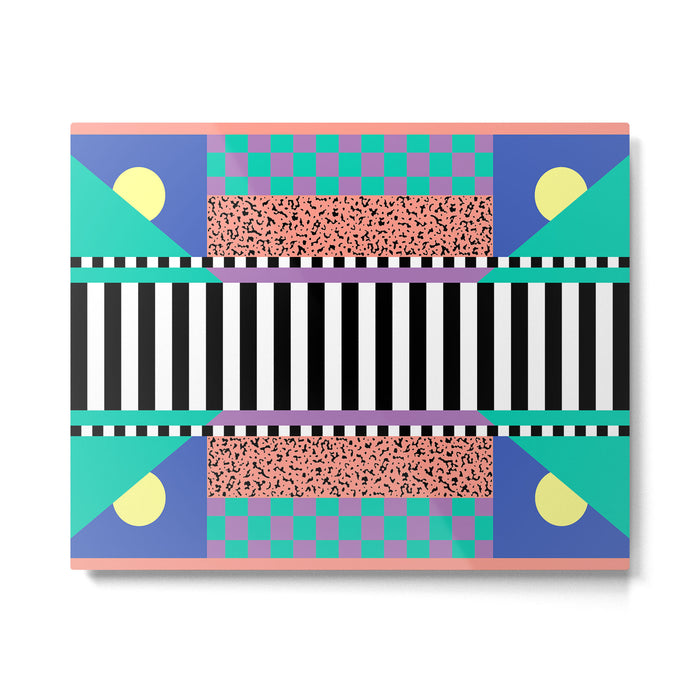 Memphis pattern 108 - 80s / 90s Retro Metal Print Gallery Image 1