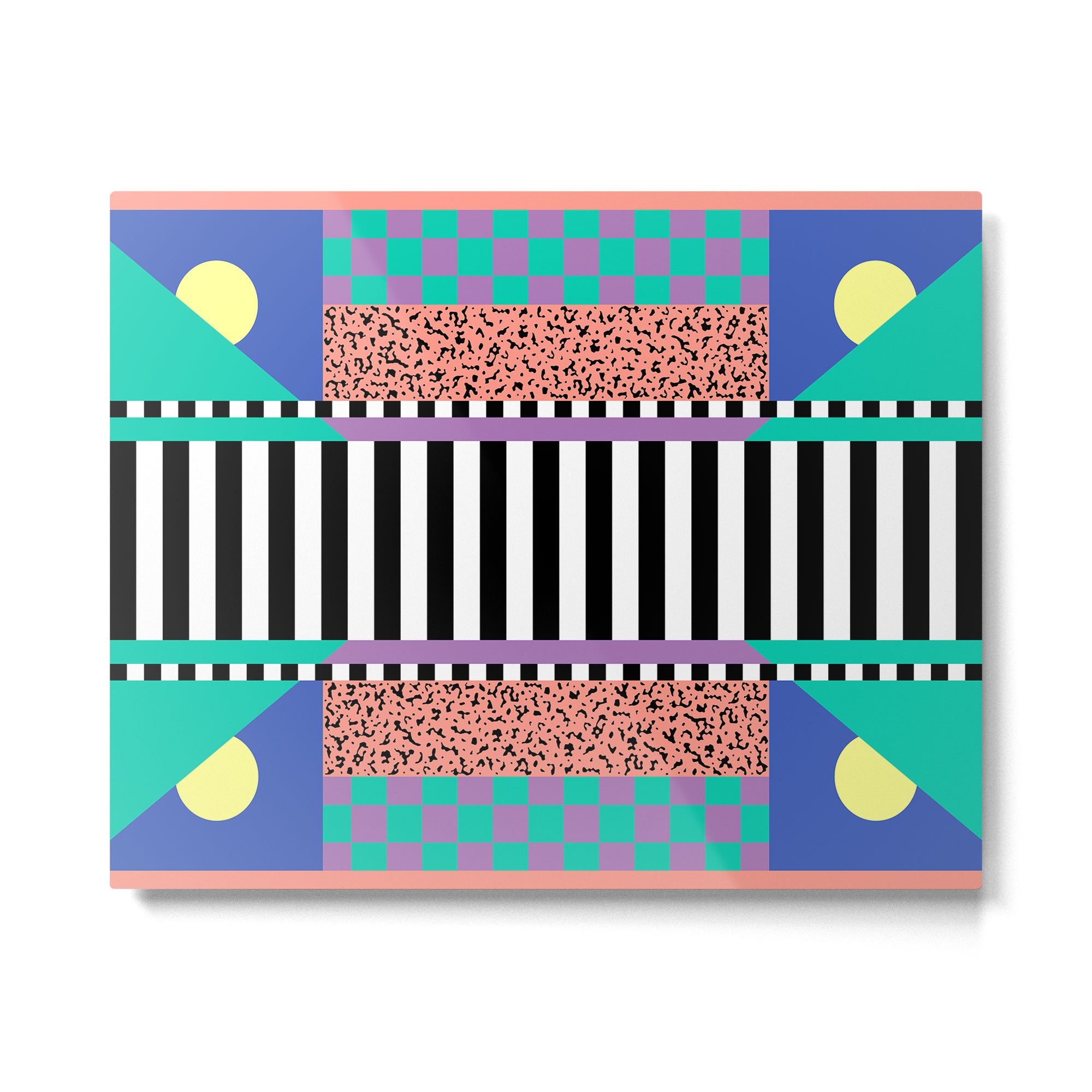 Memphis pattern 108 - 80s / 90s Retro Metal Print Gallery Image 4