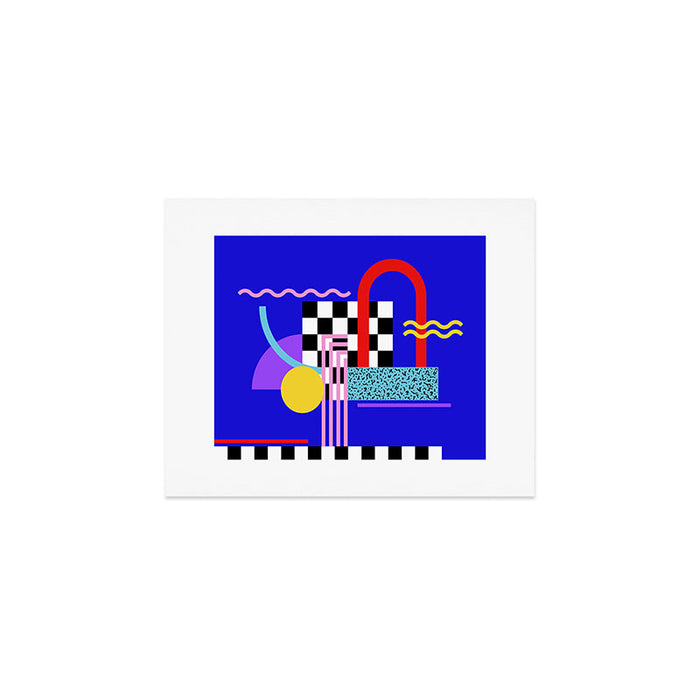 Memphis pattern 109 - 80s / 90s Retro Art Print Gallery Image 1