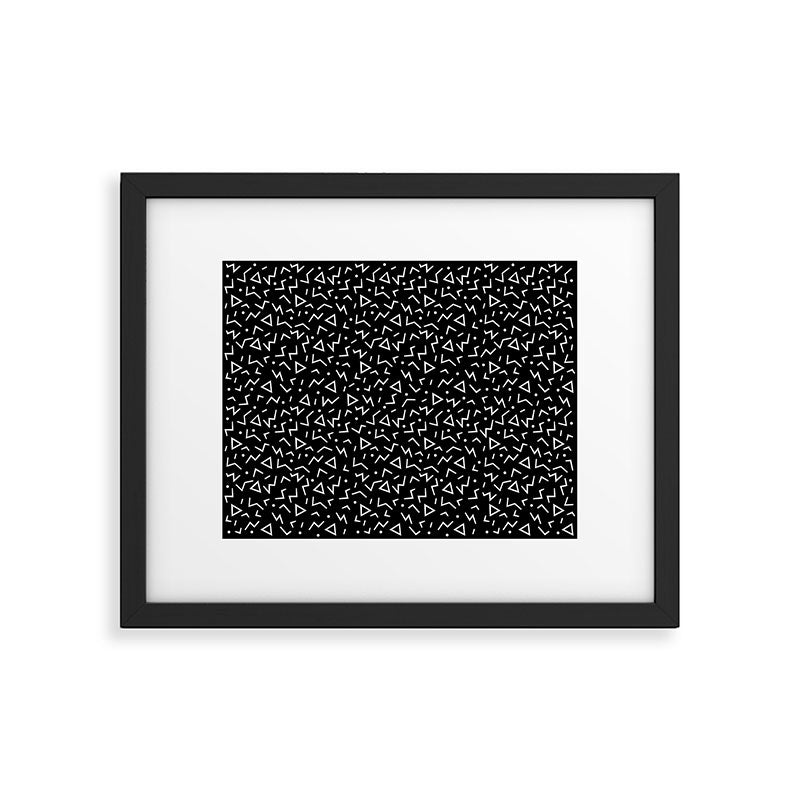 Memphis Pattern 11 - 80s Retro Framed Art Print Gallery Image 5