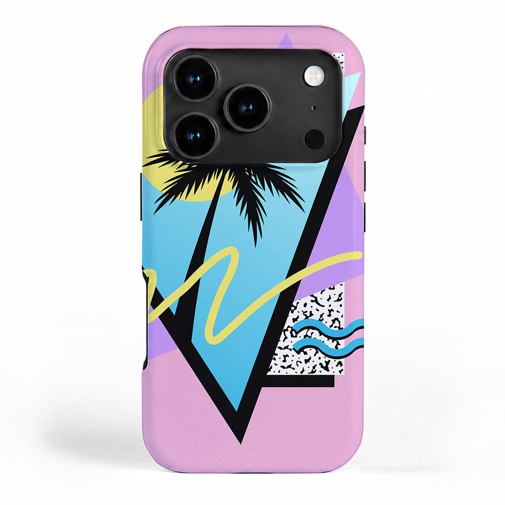 Memphis pattern 111 - 80s / 90s Retro iPhone Case Gallery Image 1
