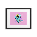 Memphis pattern 111 - 80s / 90s Retro Framed Art Print Gallery Image 5