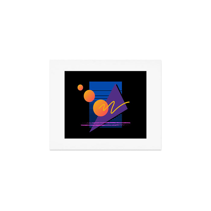 Memphis pattern 112 - 80s / 90s Retro Art Print Gallery Image 1