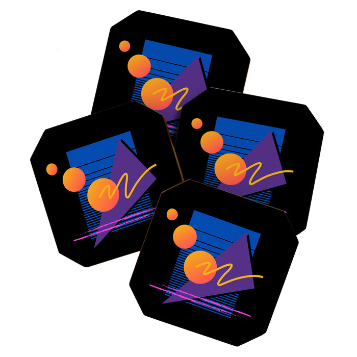 Memphis pattern 112 - 80s / 90s Retro Coaster Gallery Image 1