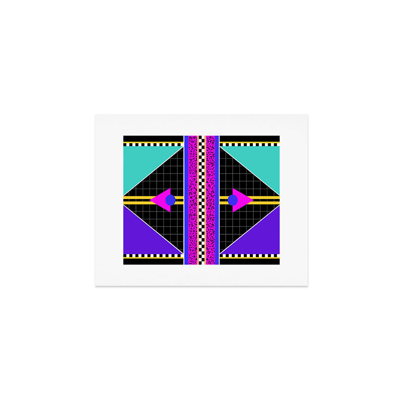 Memphis pattern 117 - 80s / 90s Retro Art Print Gallery Image 1