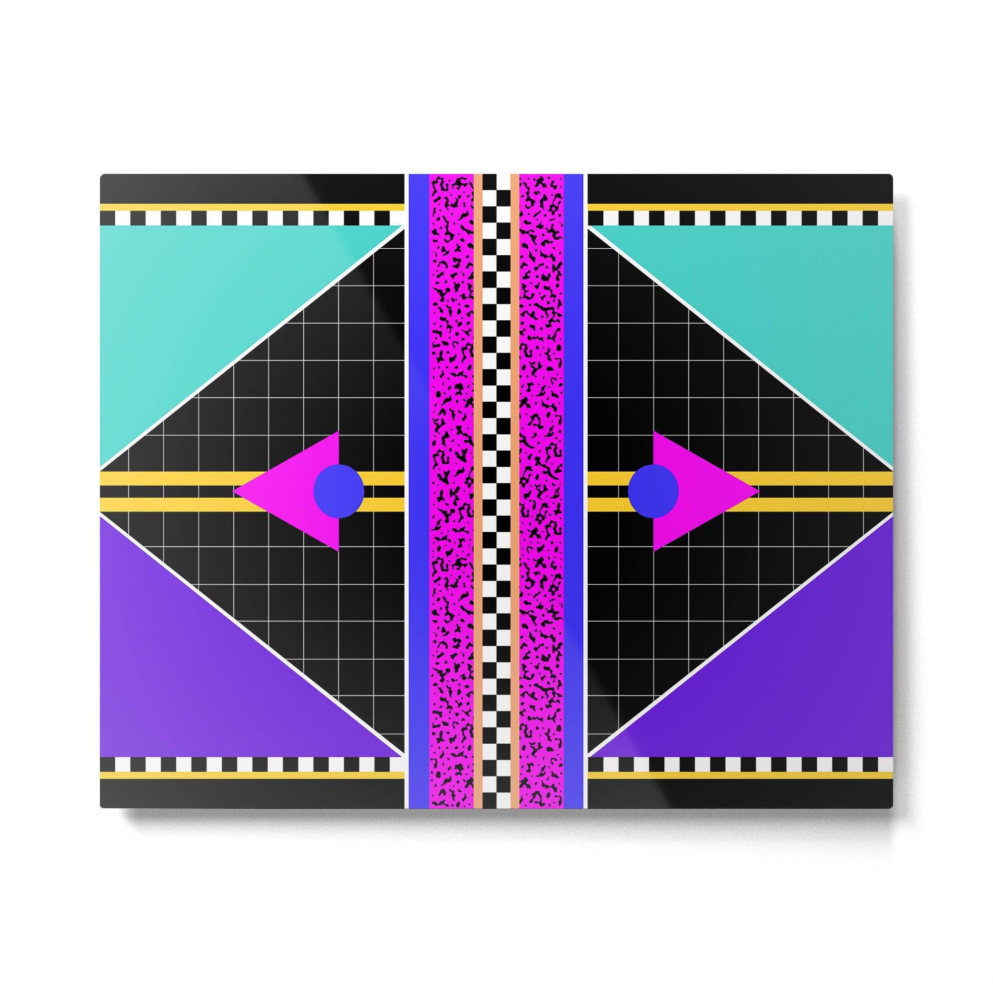 Memphis pattern 117 - 80s / 90s Retro Metal Print Gallery Image 4