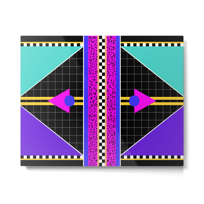 Memphis pattern 117 - 80s / 90s Retro Metal Print Gallery Image 1