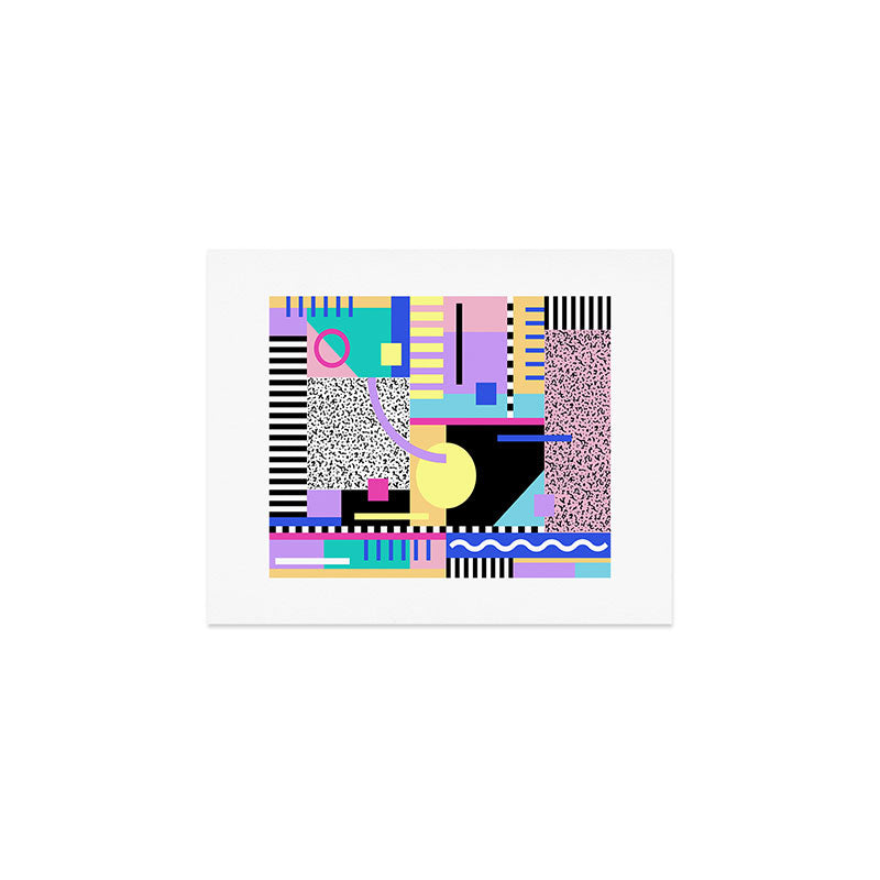 Memphis pattern 119 - 80s / 90s Retro Art Print Gallery Image 1
