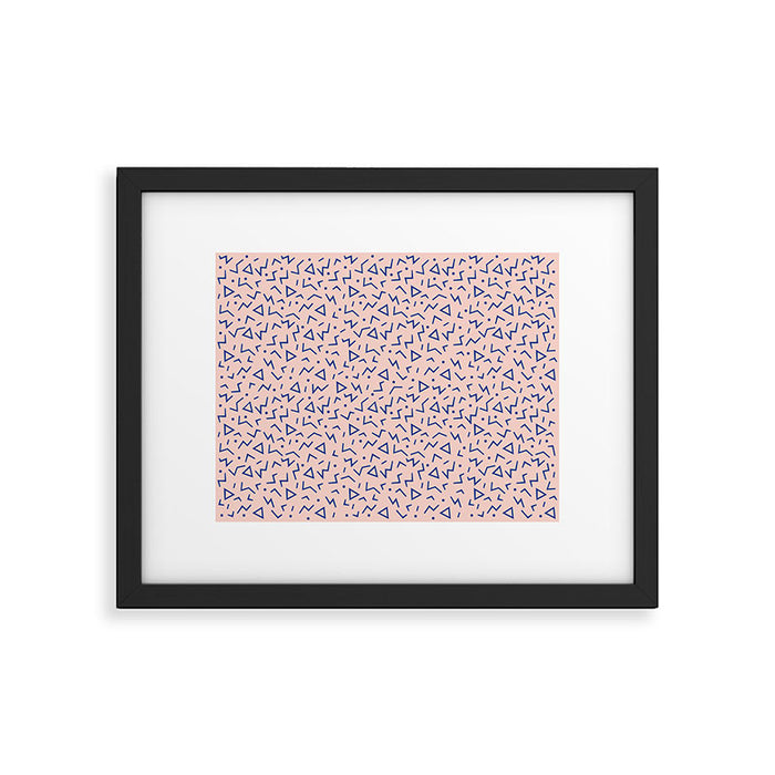 Memphis Pattern 12 - 80s Retro Framed Art Print Gallery Image 1