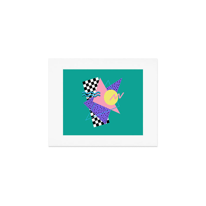 Memphis pattern 120 - 80s / 90s Retro Art Print Gallery Image 1