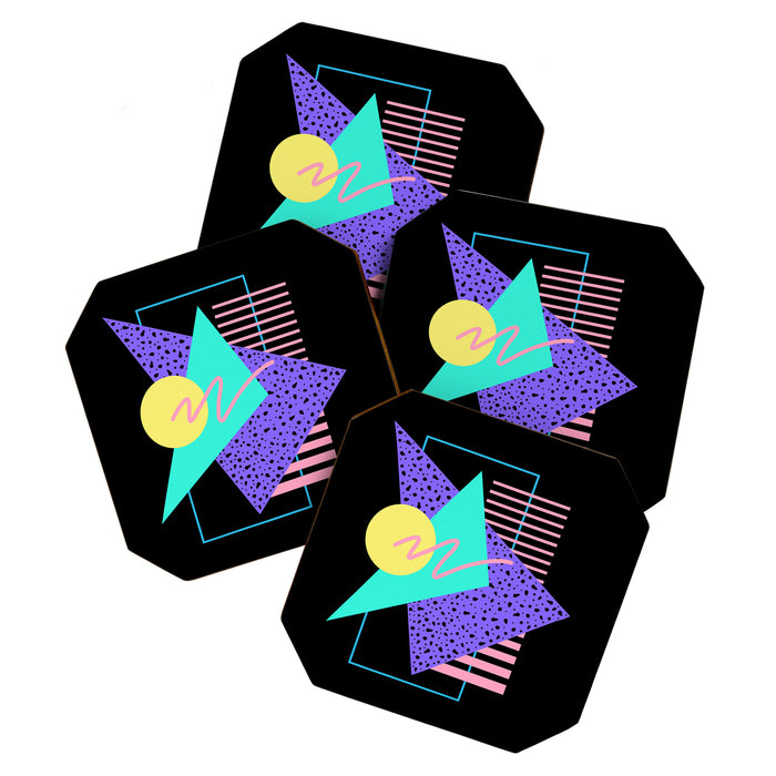Memphis pattern 121 - 80s / 90s Retro Coaster Gallery Image 1