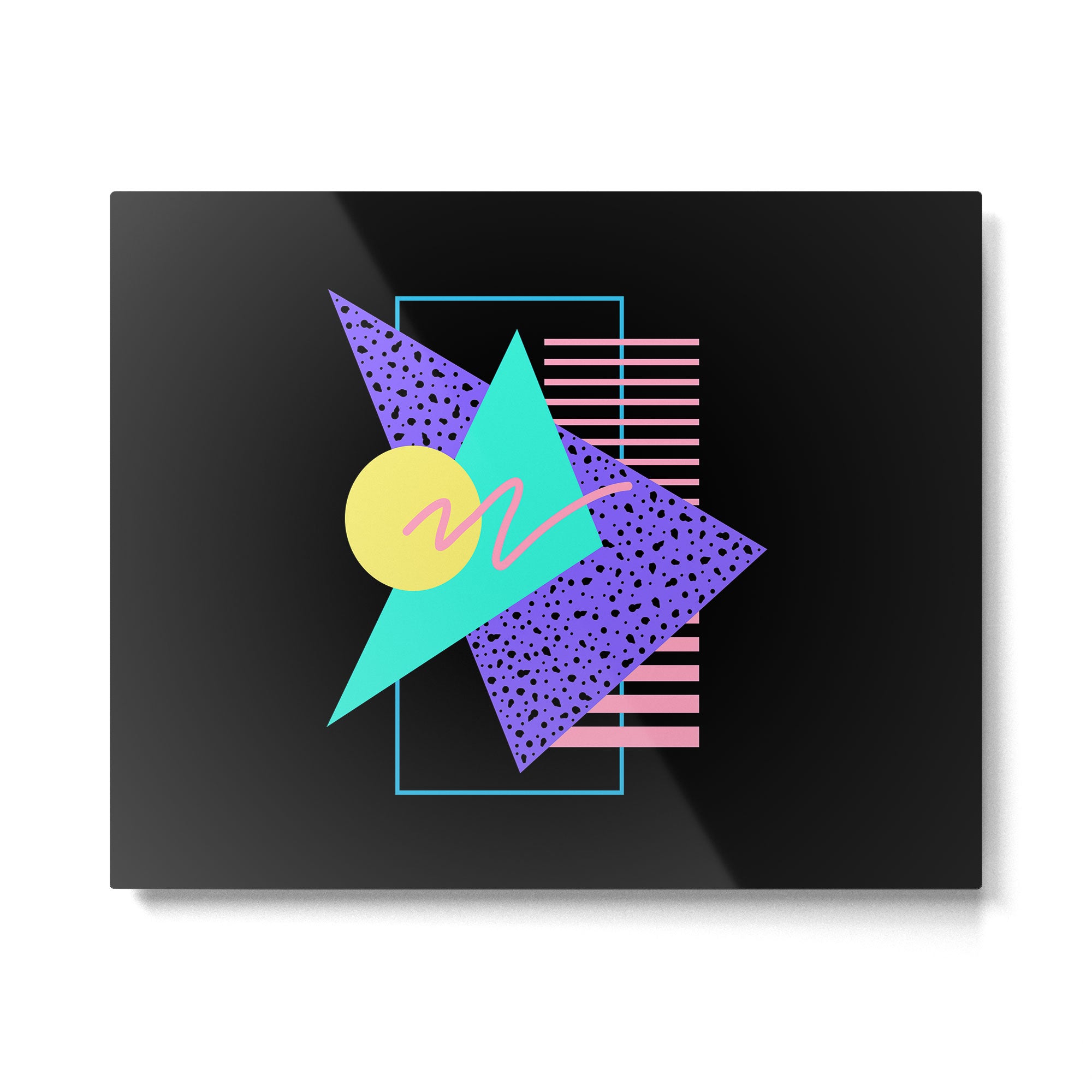 Memphis pattern 121 - 80s / 90s Retro Metal Print Gallery Image 4