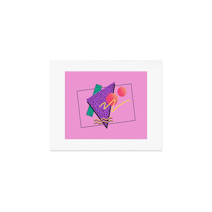 Memphis pattern 124 - 80s / 90s Retro Art Print Gallery Image 1