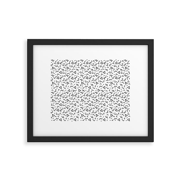 Memphis Pattern 13 - 80s Retro Framed Art Print Gallery Image 1