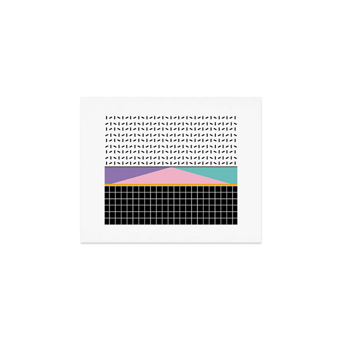 Memphis pattern 133 - 80s / 90s Retro Art Print Gallery Image 1