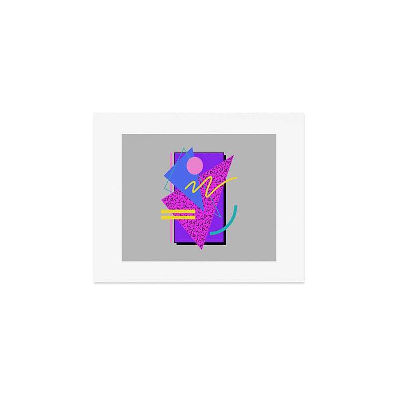 Memphis Pattern 134 - 80s and 90s Retrowave Art Print Gallery Image 1