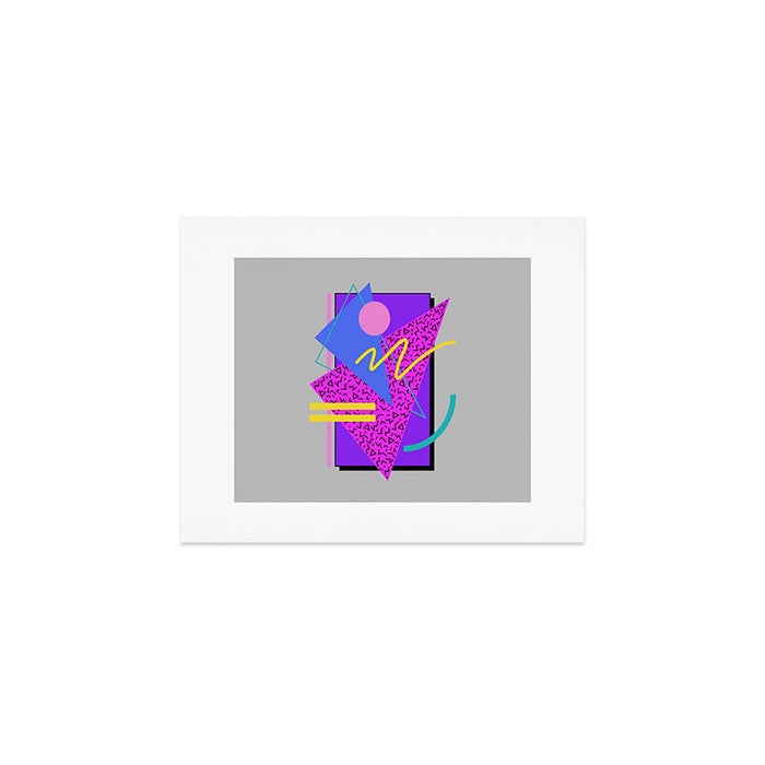 Memphis Pattern 134 - 80s and 90s Retrowave Art Print Gallery Image 1