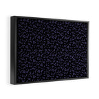 Memphis Pattern 15 - 80s Retro Framed Canvas Print Gallery Image 2